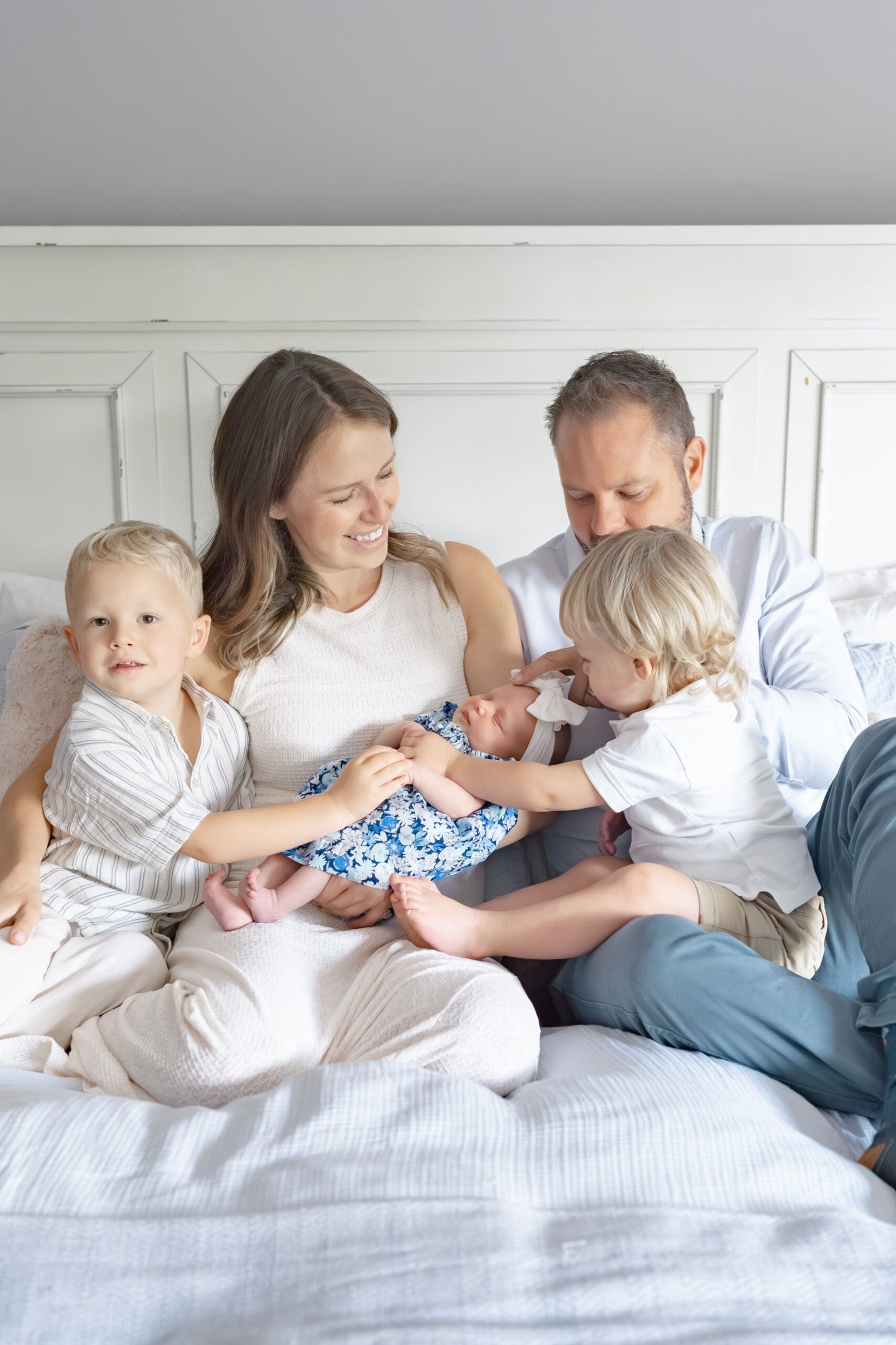 In home newborn session