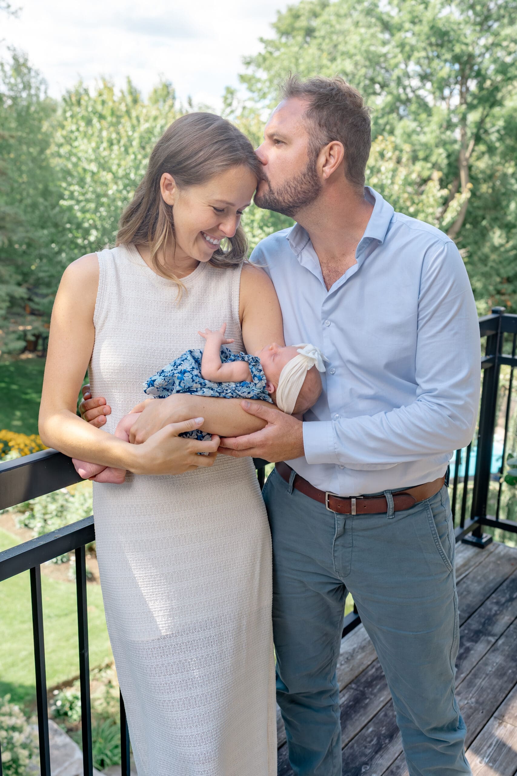 In home newborn session