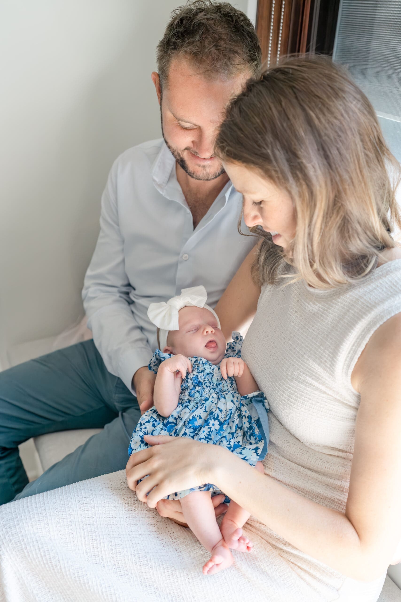 In home newborn session