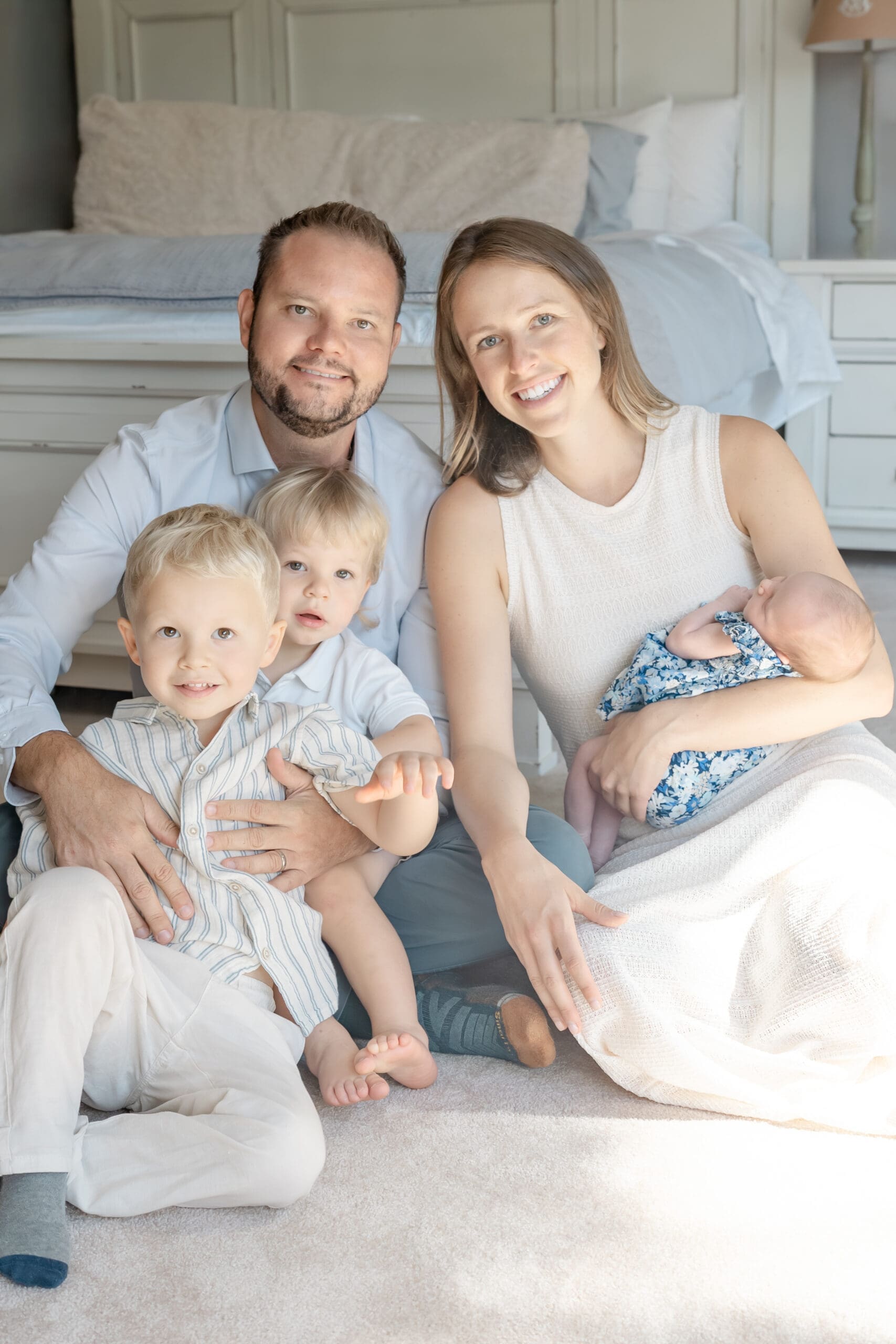 In home newborn session