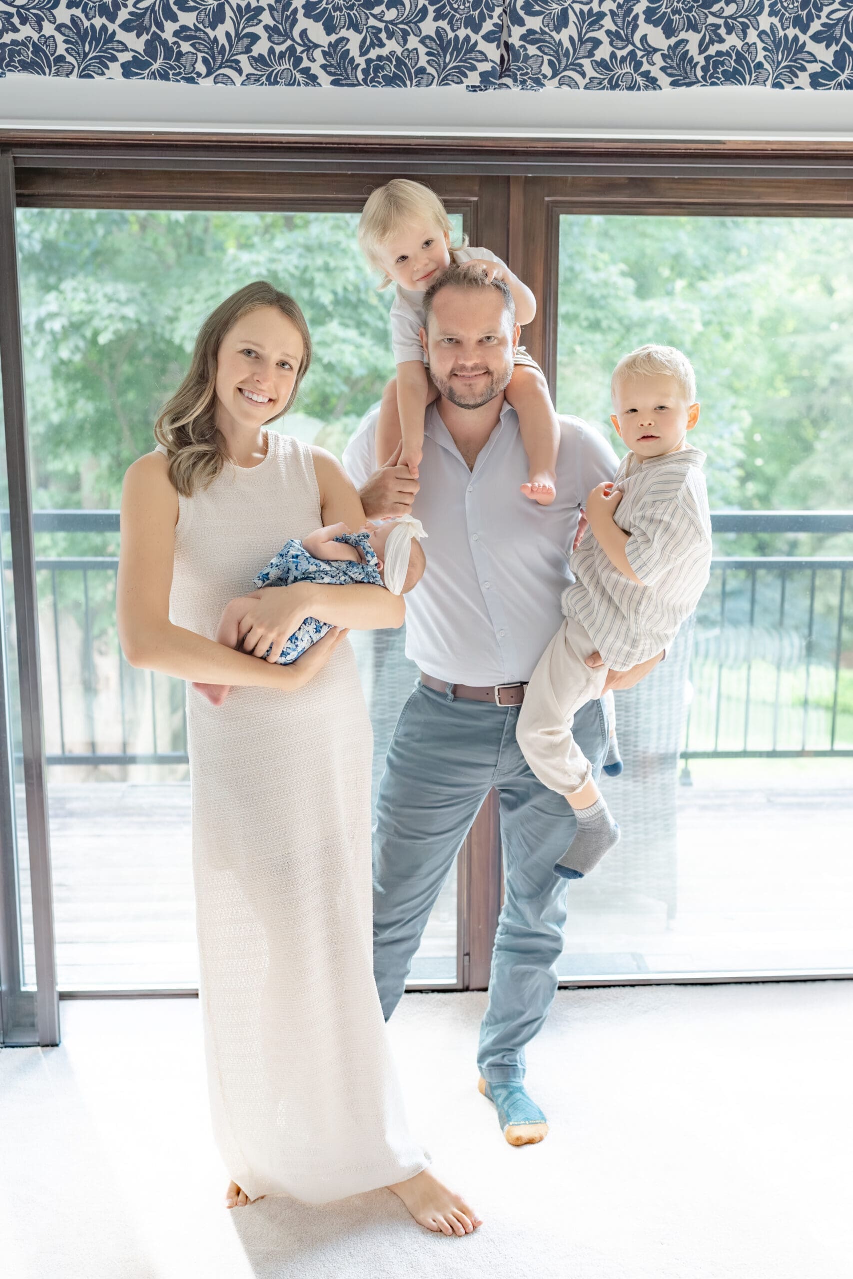 In home newborn session