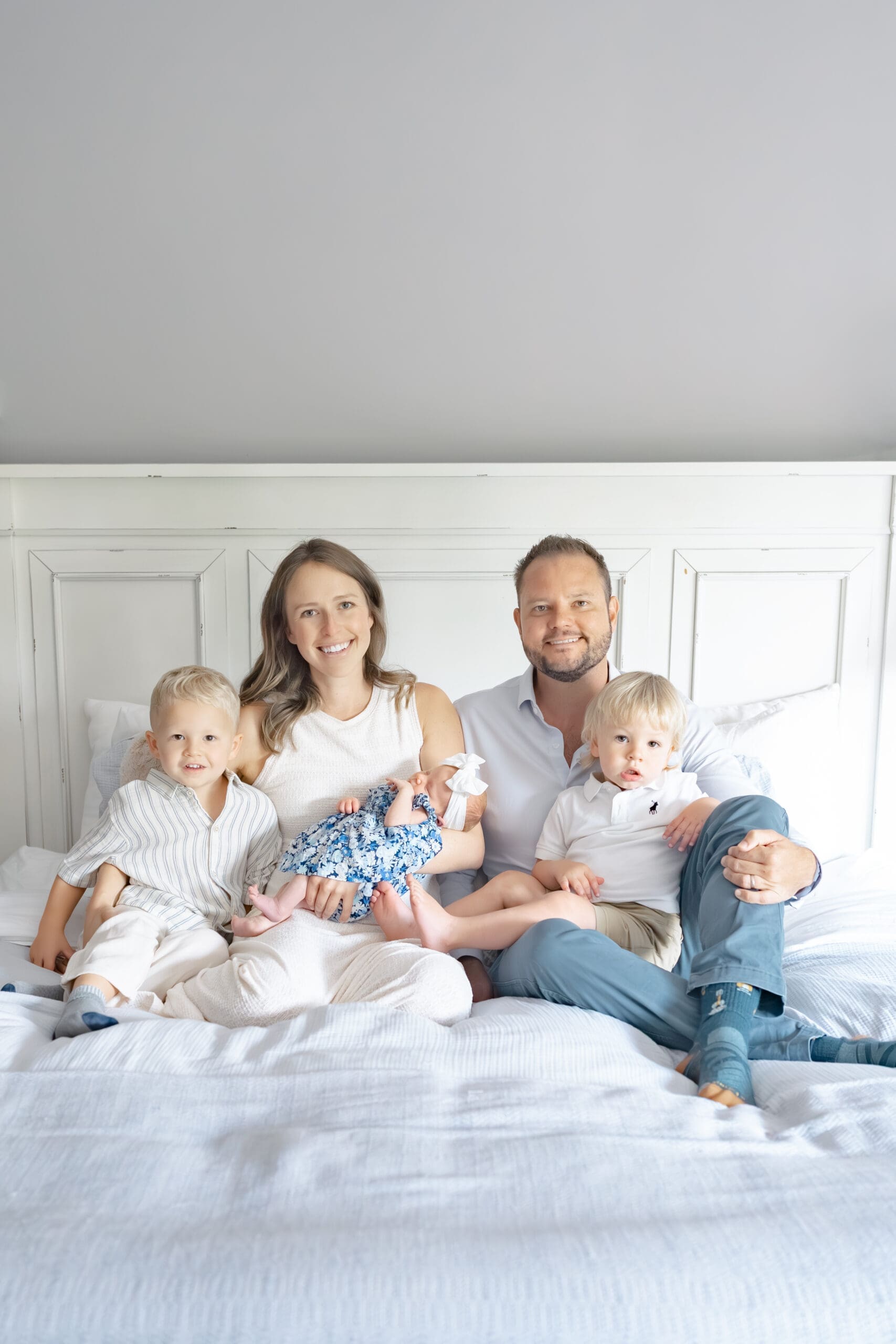 In home newborn session